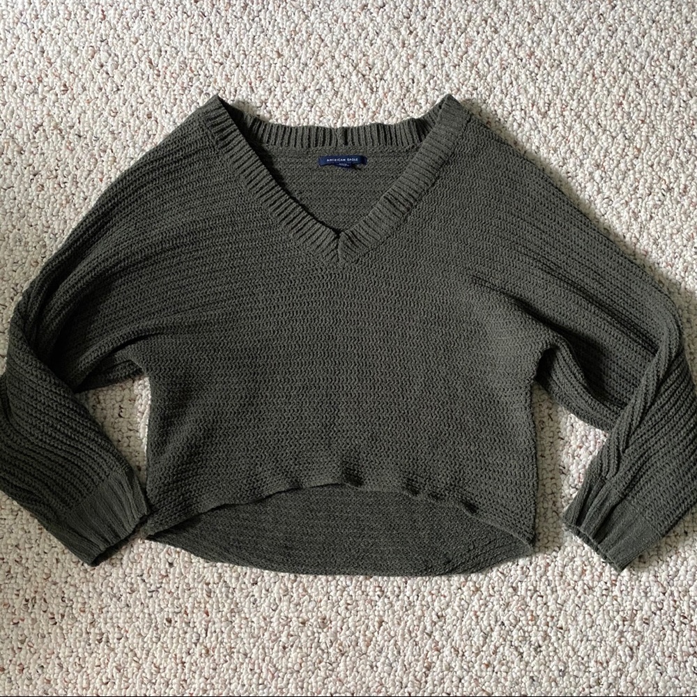 American Eagle Cropped Sweater